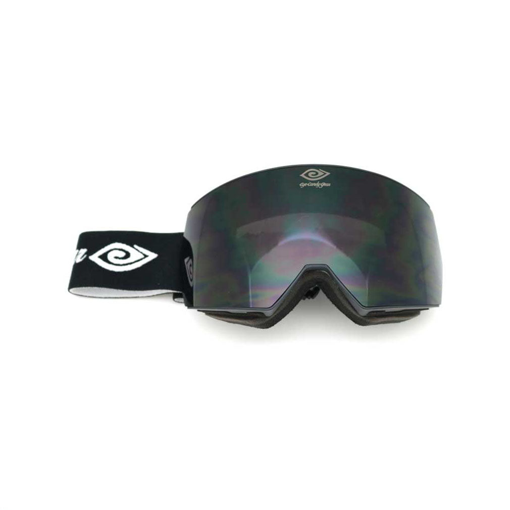 Eye Goggles Lenses) Black Magnetized - – - Snow Candy (Interchangeable Double Gear